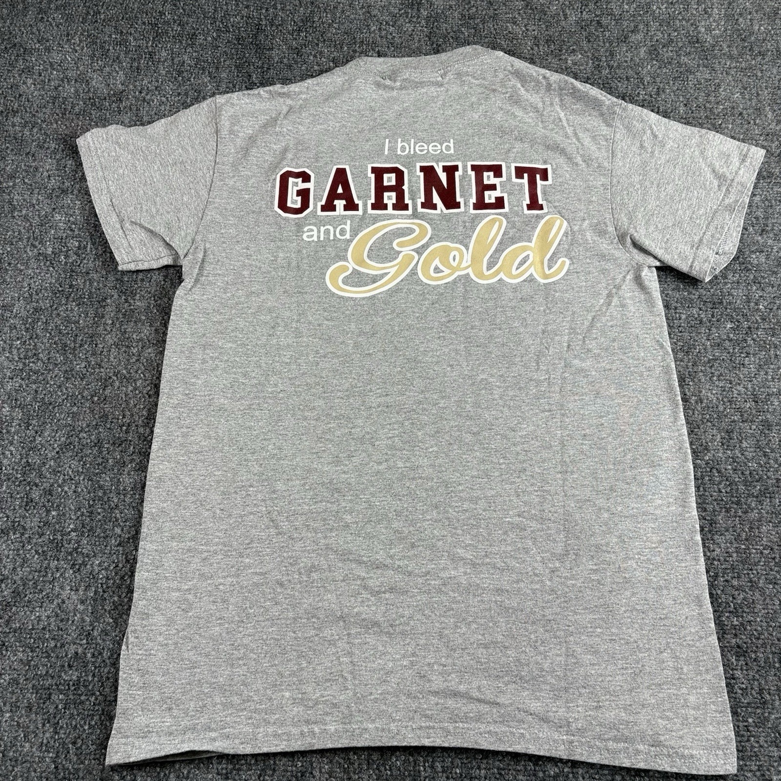 Florida State University T Shirt Men S Gray Fsu Garnet Gold Graphic College